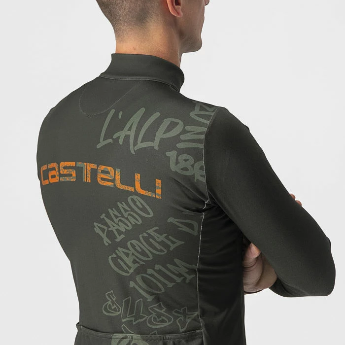 Castelli Graffiti Thermal Long Sleeve Cycling Jersey 8 Castelli Graffiti Thermal Long Sleeve Cycling Jersey - Billede 6