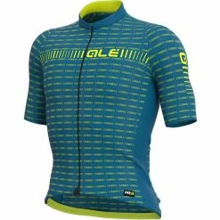 Alé Alé Graphics PRR Green Road Cycling Jersey -Cykelsko Butik Al Graphics PRR Green Road Cycling Jersey Jerseys Azores Blue Fluo Yel SS21 L20112634 01