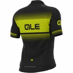 Alé Alé Solid Blend Cycling Jersey 14 Alé Alé Solid Blend Cycling Jersey -Cykelsko Butik Al Solid Blend Cycling Jersey Jerseys Black Fluro Yellow SS21 L20156540 01 0