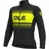 Alé Alé Solid Blend Winter Jersey -Cykelsko Butik Al Solid Blend Winter Jersey Jerseys Black Yellow AW20 L21016540 02 0
