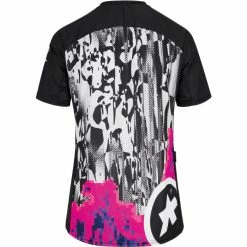 Assos Women's TRAIL Short Sleeve MTB Jersey (Pyxel) -Cykelsko Butik Assos Women s TRAIL Jersey Pyxel Jerseys Inferno Violet 2021 52 20 206 4H XS 1