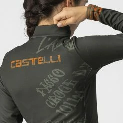Castelli Women's Graffiti Thermal Long Sleeve Cycling Jerse -Cykelsko Butik Castelli Women s Graffiti Thermal Long Sleeve Cycling Jerse Jerseys Street Art Cypress AW21 4