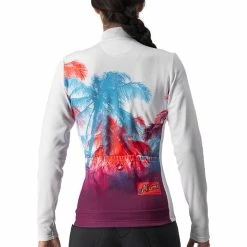 Castelli Women's Hollywood Long Sleeve Cycling Jersey -Cykelsko Butik Castelli Women s Hollywood Long Sleeve Cycling Jersey Jerseys Miami White AW21 0