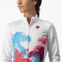Castelli Women's Hollywood Long Sleeve Cycling Jersey -Cykelsko Butik Castelli Women s Hollywood Long Sleeve Cycling Jersey Jerseys Miami White AW21 2