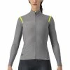 Castelli Women's Tutto Nano ROS Jersey -Cykelsko Butik Castelli Women s Tutto Nano ROS Jersey Jerseys Nickel Grey Yellow F AW22 CS205590641