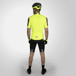 Endura FS260 Short Sleeve Print Cycling Jersey -Cykelsko Butik Endura FS260 Short Sleeve Print Cycling Jersey Jerseys HiViz Yellow SS23 E3236YV 3 2