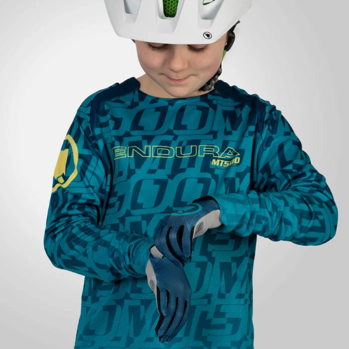 Endura Kid's MT500JR Long Sleeve Print Cycling Jersey 14 Endura Kid's MT500JR Long Sleeve Print Cycling Jersey - Billede 12