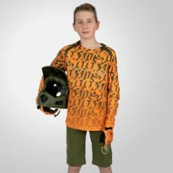 Endura Kid's MT500JR Long Sleeve Print Cycling Jersey 19 Endura Kid's MT500JR Long Sleeve Print Cycling Jersey -Cykelsko Butik Endura Kid s MT500JR Long Sleeve Print Cycling Jersey Jerseys Tangerine SS23 E7156OT K7 3