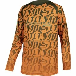 Endura Kid's MT500JR Long Sleeve Print Cycling Jersey