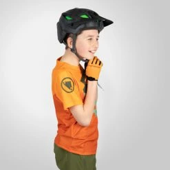 Endura Kids Singletrack Core Tee -Cykelsko Butik Endura Kids Singletrack Core Tee Jerseys Tangerine SS23 E7158OT K7 3