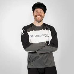 Endura MT500 Burner Lite Long Sleeve Jersey -Cykelsko Butik Endura MT500 Burner Lite Long Sleeve Jersey Jerseys Black SS23 E3230BK 3 4