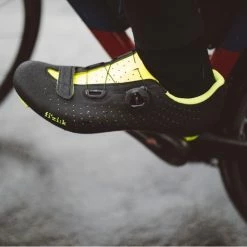 Fizik Tempo R5 Overcurve Road Sko -Cykelsko Butik Fizik Tempo R5 Overcurve Road Shoes Cycling Shoes Black Yellow 2019 TPR5OCMI1109041 12