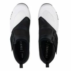 Fizik Transiro R4 Powerstrap Tri Shoes -Cykelsko Butik Fizik Transiro R4 Powerstrap Shoes Cycling Shoes Black White 2019 TRR4PSMI1102038 2