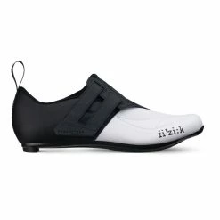 Fizik Transiro R4 Powerstrap Tri Shoes -Cykelsko Butik Fizik Transiro R4 Powerstrap Shoes Cycling Shoes Black White 2019 TRR4PSMI1102038