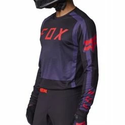 Fox Racing Defend Long Sleeve Jersey (Race) -Cykelsko Butik Fox Racing Defend Long Sleeve Jersey Race Jerseys Purple AW22 30095 552 L 1