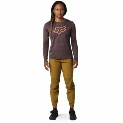 Fox Racing Women's Ranger Tru Dri-Release Long Sleeve Jersey -Cykelsko Butik Fox Racing Women s Ranger Tru Dri Release Long Sleeve Jersey Jerseys Red AW22 28969 299 XS 1