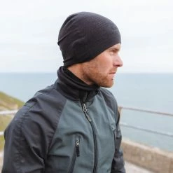 GripGrab Freedom Seamless Warp Knitted Neckwarmer -Cykelsko Butik GripGrab Freedom Seamless Warp Knitted Neckwarmer Neck Tubes Black AW21 504401001