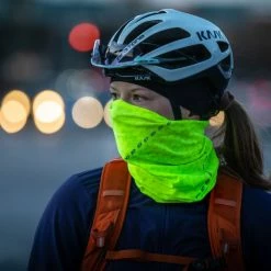 GripGrab HiVis HeadGlove Halsedisse -Cykelsko Butik GripGrab Multifunctional Reflective Hi Vis Neck Warmer Headbands Hi Vis Yellow 503008207 8