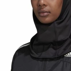 Adidas Run Icon 3 Stripe Hijab 18 Adidas Run Icon 3 Stripe Hijab -Cykelsko Butik H56804 11 APPAREL On20Model Detail20View201 white
