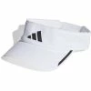 Adidas Run Visor Aero Ready 1 Adidas Run Visor Aero Ready -Cykelsko Butik HR7052 1 HARDWARE Photography Front20Center20View white
