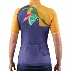 Isadore Women's Alternative Cycling Jersey Vision Of Life -Cykelsko Butik Isadore Women s Alternative Cycling Jersey Vision of Life Jerseys Blue Orange SS19 0