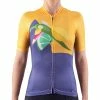 Isadore Women's Alternative Cycling Jersey Vision Of Life -Cykelsko Butik Isadore Women s Alternative Cycling Jersey Vision of Life Jerseys Blue Orange SS19
