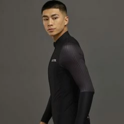 Le Col Pro Aero Long Sleeve Cycling Jersey -Cykelsko Butik Le Col Pro Aero Long Sleeve Cycling Jersey Jerseys Black SS22 PRAE07 S B 3