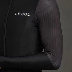 Le Col Pro Aero Long Sleeve Cycling Jersey -Cykelsko Butik Le Col Pro Aero Long Sleeve Cycling Jersey Jerseys Black SS22 PRAE07 S B 6