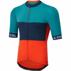 Le Col Sport Cycling Jersey -Cykelsko Butik Le Col Sport Cycling Jersey Jerseys Navy Saffron Peacock SS23 00001086 PSNA 3XL 0