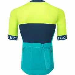 Le Col Sport Cycling Jersey -Cykelsko Butik Le Col Sport Cycling Jersey Jerseys Peacock Navy Lime SS23 00001086 LIPN S 1