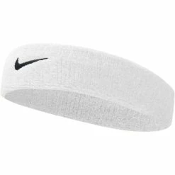 Nike Swoosh Headbands 5 Nike Swoosh Headbands -Cykelsko Butik Nike Swoosh Headbands Headbands White Black AW19 NN 07101OS