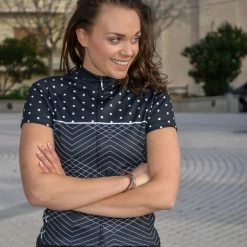 Primal PolkaLine Kortærmet Trøje - Dame -Cykelsko Butik Primal Women s PolkaLine Short Sleeve Jersey Short Sleeve Jerseys Black White SS16 POLKJ60W0 5