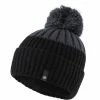 Ronhill Bobble Hat 1 Ronhill Bobble Hat -Cykelsko Butik RH 006491 Bobble Hat Rh 00306 BlackCharcoal Front