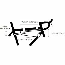 Restrap Steltaske (Medium) -Cykelsko Butik Restrap Frame bag Medium Frame Bags Black 2017 RS FBG MED BLK 2