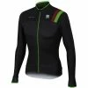Sportful BodyFit Pro Thermal Trøje - Herre -Cykelsko Butik Sportful BodyFit Pro Thermal Jersey Internal Black Green Fluo Red AW17 1101816 002 XXL