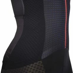 Dhb Aeron LAB Raceline Kortærmet Trøje - Dame -Cykelsko Butik Womens20Raceline20SS20Jersey20Black Coral20 20Fabric20Pattern20detail