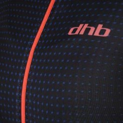 Dhb Aeron LAB Raceline Kortærmet Trøje - Dame -Cykelsko Butik Womens20Raceline20SS20Jersey20Black Coral20 20Zip Logo20Detail