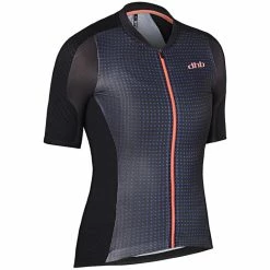 Dhb Aeron LAB Raceline Kortærmet Trøje - Dame -Cykelsko Butik dhb Aeron Lab Raceline Womens Short Sleeve Jersey Jerseys Black Coral SS19 TW0572 02BLACKUK 14 0