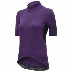 Cykelsko Butik -Cykelsko Butik dhb Aeron Women s Rain Defence Short Sleeve Jersey Jerseys Purple SS18 NU0715PURPLE8 0