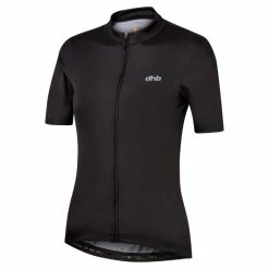 Dhb Moda Women's Short Sleeve Jersey -Cykelsko Butik dhb Moda Women s Short Sleeve Jersey Jerseys Black AW20 RC0285BLACKUK 6 0
